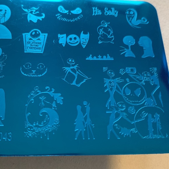 Nightmare Before Christmas themed mail stamping plate - new - Picture 4 of 4